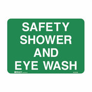 Emergency Information Sign Emergency Shower And Eye Wash - AIMS Industrial Supplies