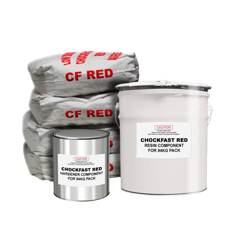 Epirez Chockfast Red - Deep Pour Epoxy Grouting Compound 94kg - AIMS Industrial Supplies