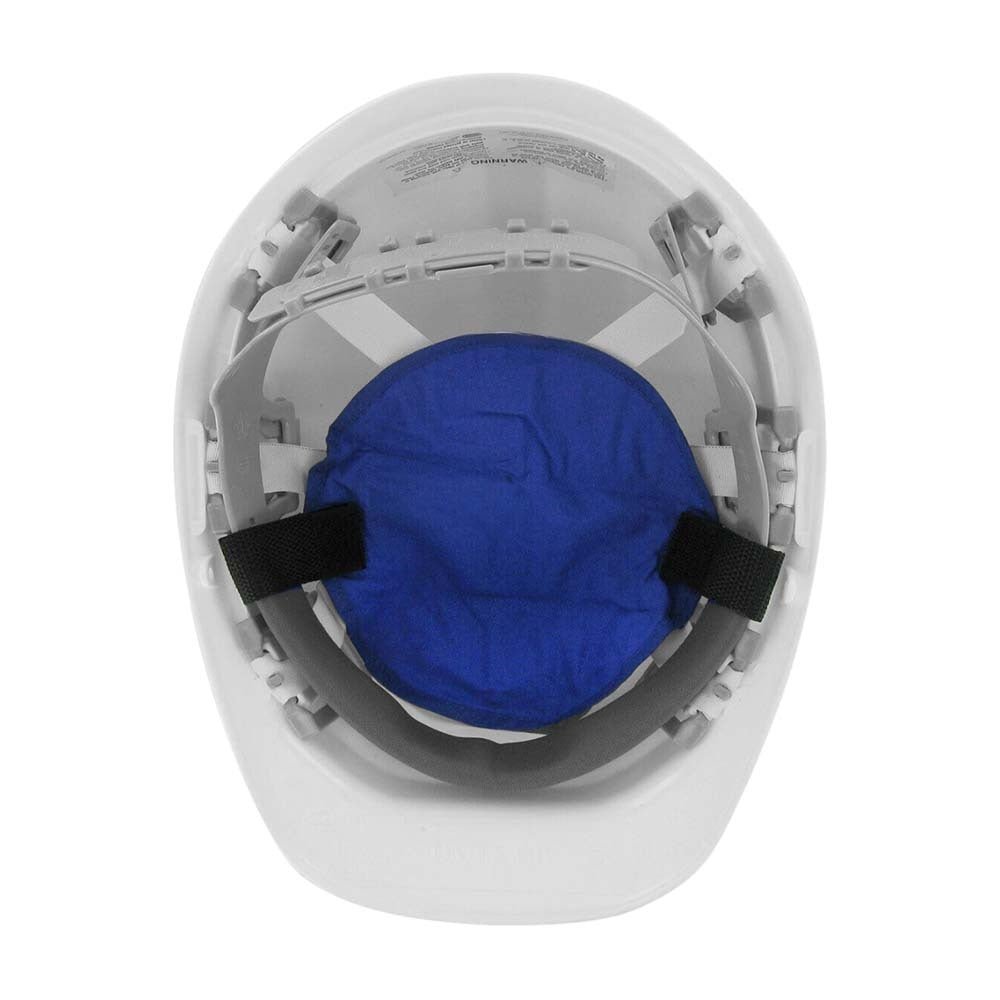 Ergodyne Chill - Its 6715 Evaporative Cooling Hard Hat Pad Blue - Pack of 24 - AIMS Industrial Supplies