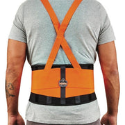 Ergodyne ProFlex 100HV Economy Spandex Hi - Vis Back Support - AIMS Industrial Supplies