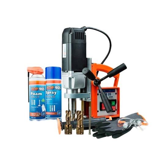Excision EMB 35 Magnetic Based Drill - Fabricator's Kit - 18405 - AIMS Industrial Supplies