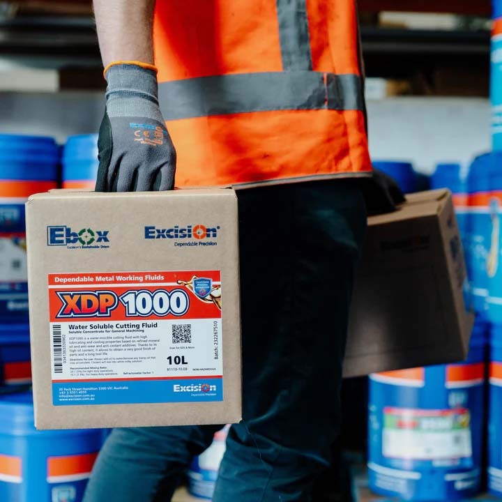 Excision XDP1000 Soluble Coolant / Cutting Fluid - 10L Ebox4