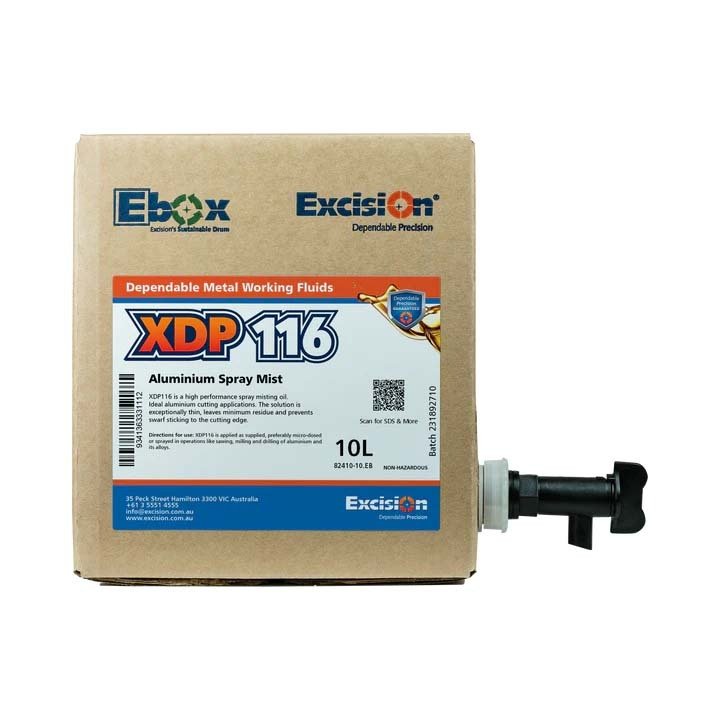 Excision XDP116 Alu Spray Mist Oil - 10L Ebox - AIMS Industrial Supplies