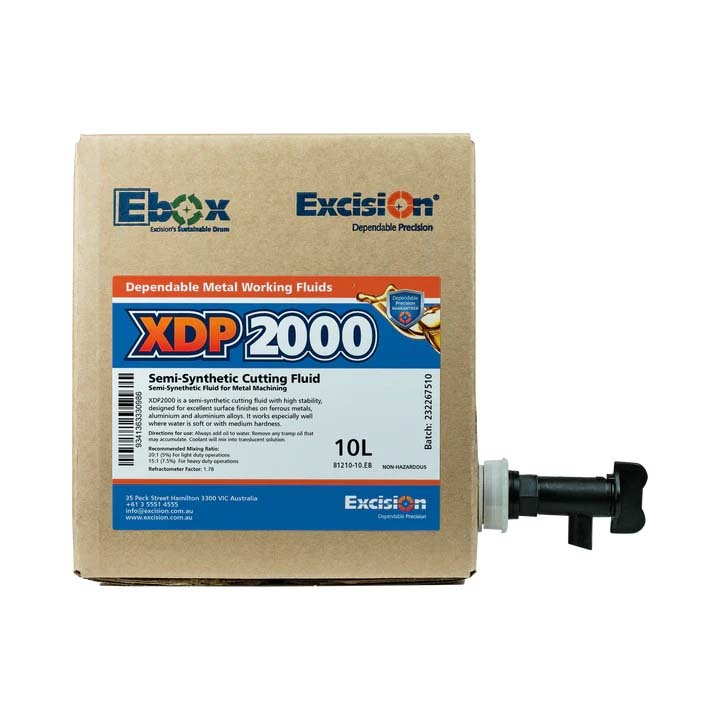 Excision XDP2000 Semi-Synthetic Coolant / Cutting Fluid - 10L Ebox3