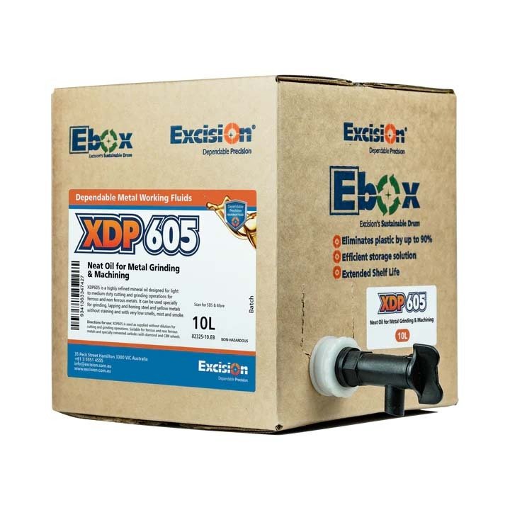Excision XDP605 Grinding Oil - 10L Ebox - AIMS Industrial Supplies