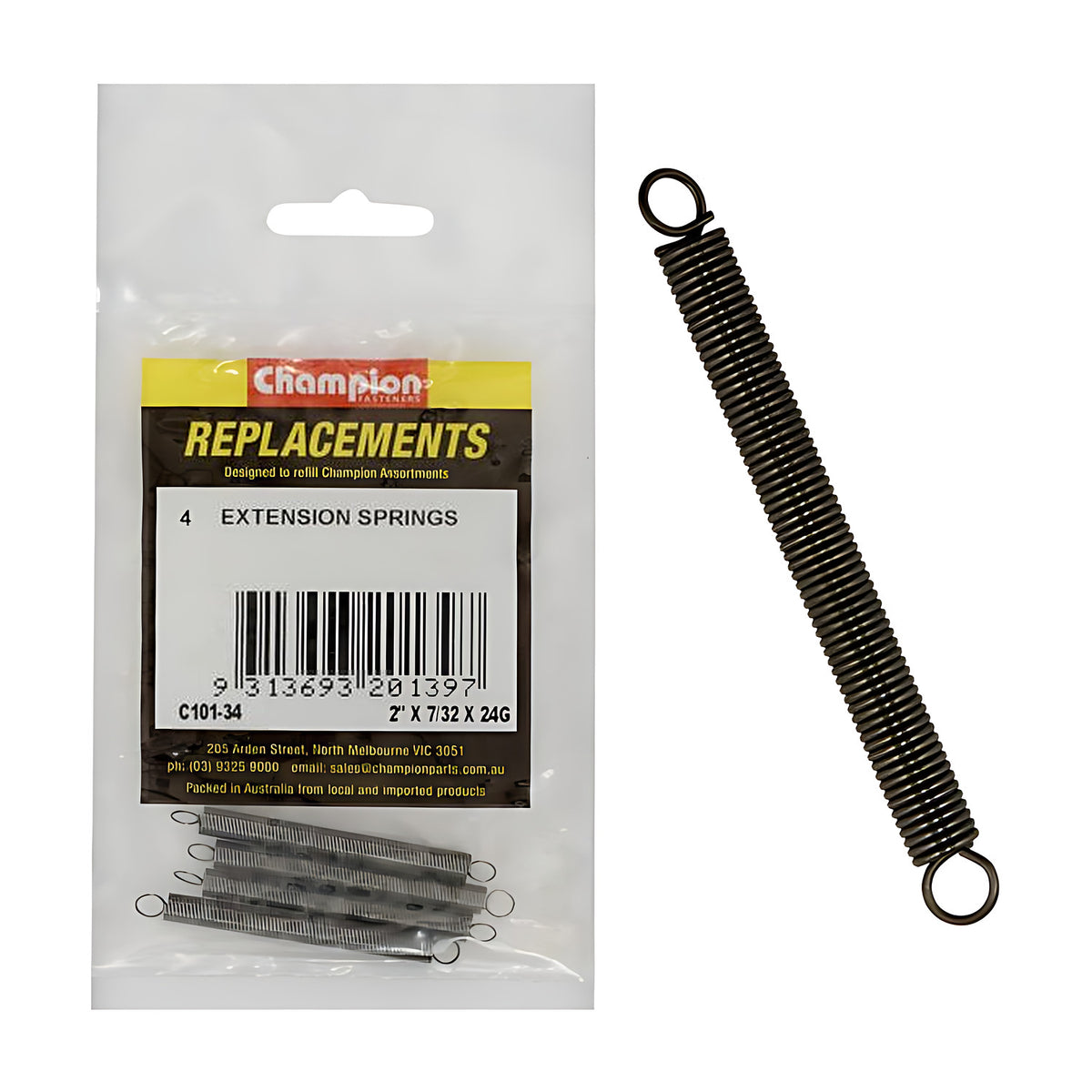 Extension Spring Assortment Refill