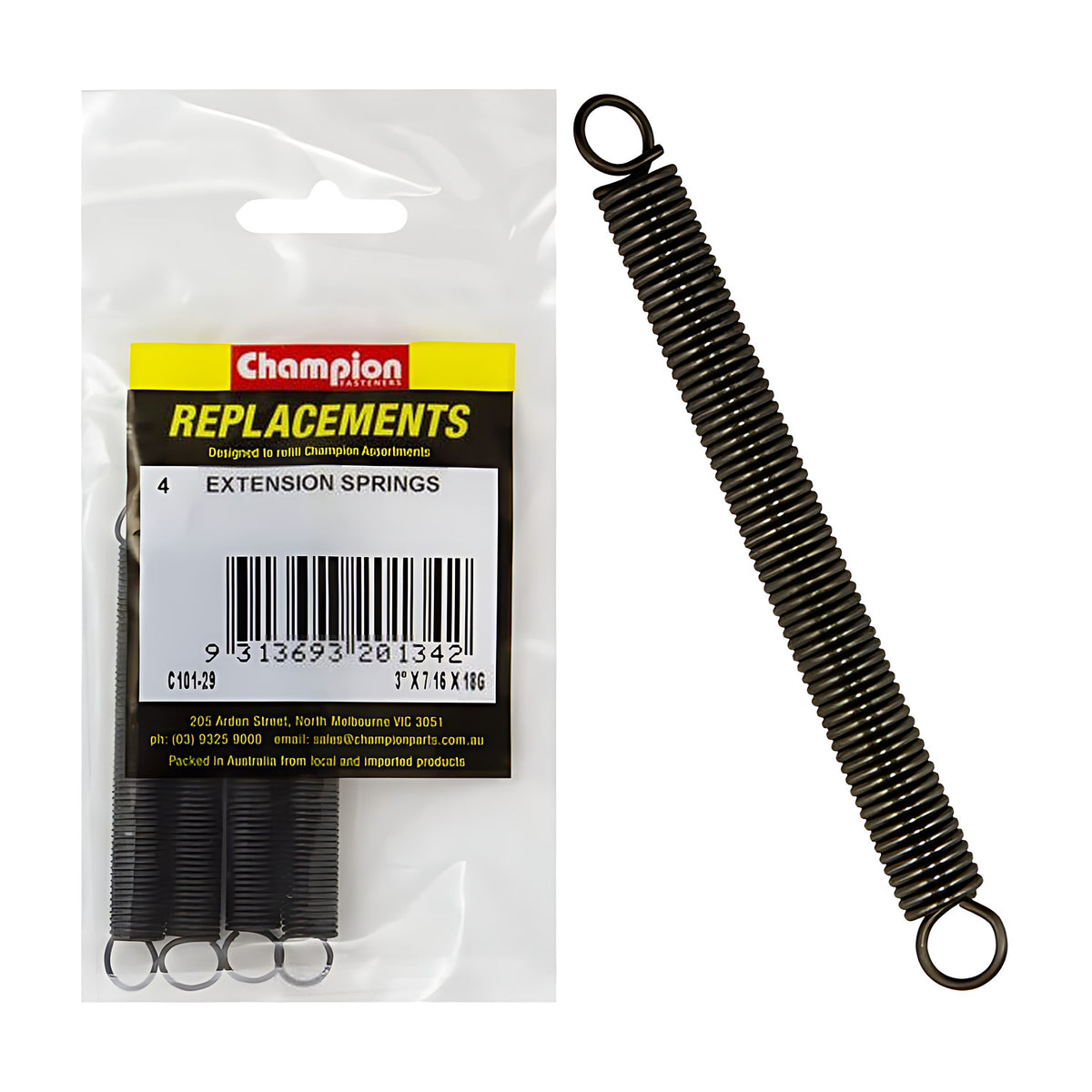 Extension Spring Assortment Refill