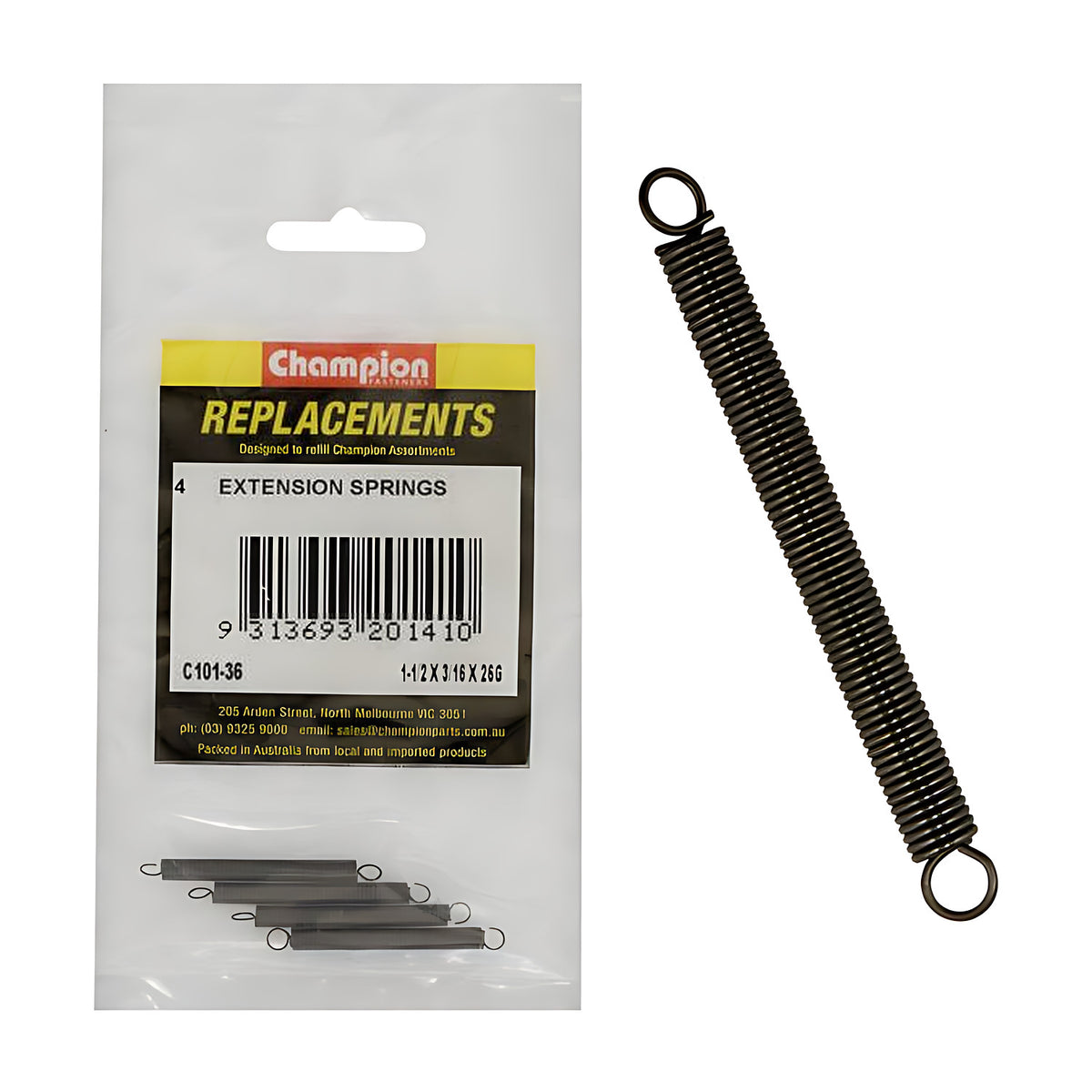 Extension Spring Assortment Refill