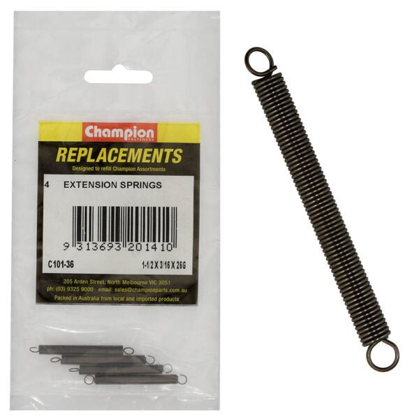 Extension Spring Assortment Refill - AIMS Industrial Supplies
