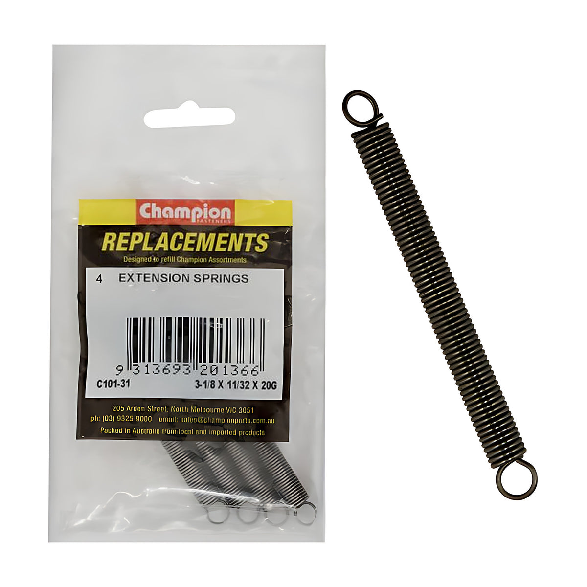 Extension Spring Assortment Refill