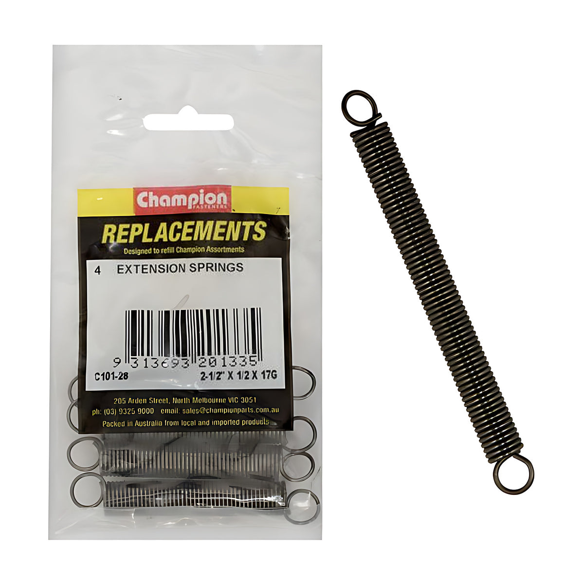 Extension Spring Assortment Refill