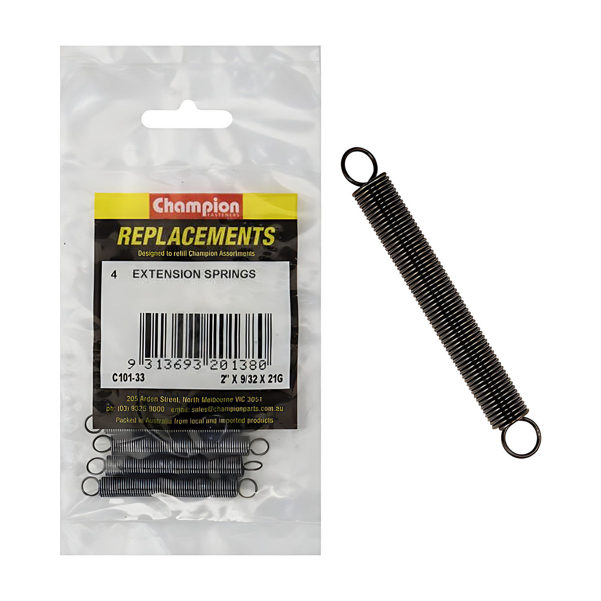 Extension Spring Assortment Refill