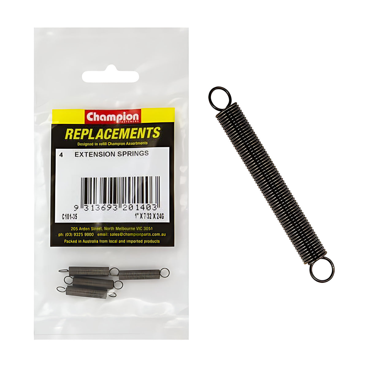 Extension Spring Assortment Refill