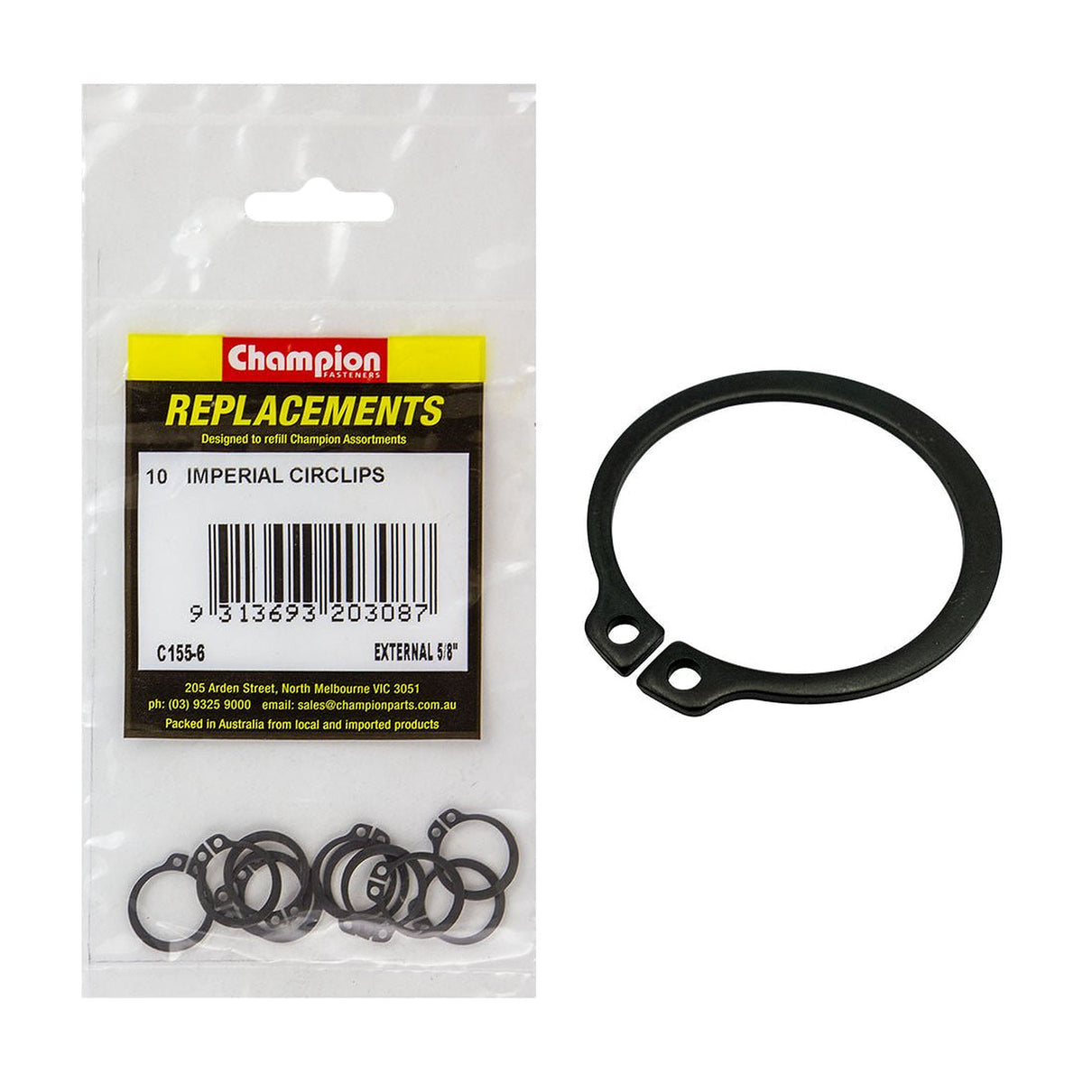 External Circlip Assortment Refill