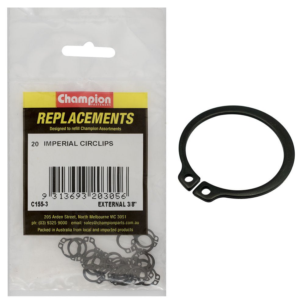 External Circlip Assortment Refill - AIMS Industrial Supplies