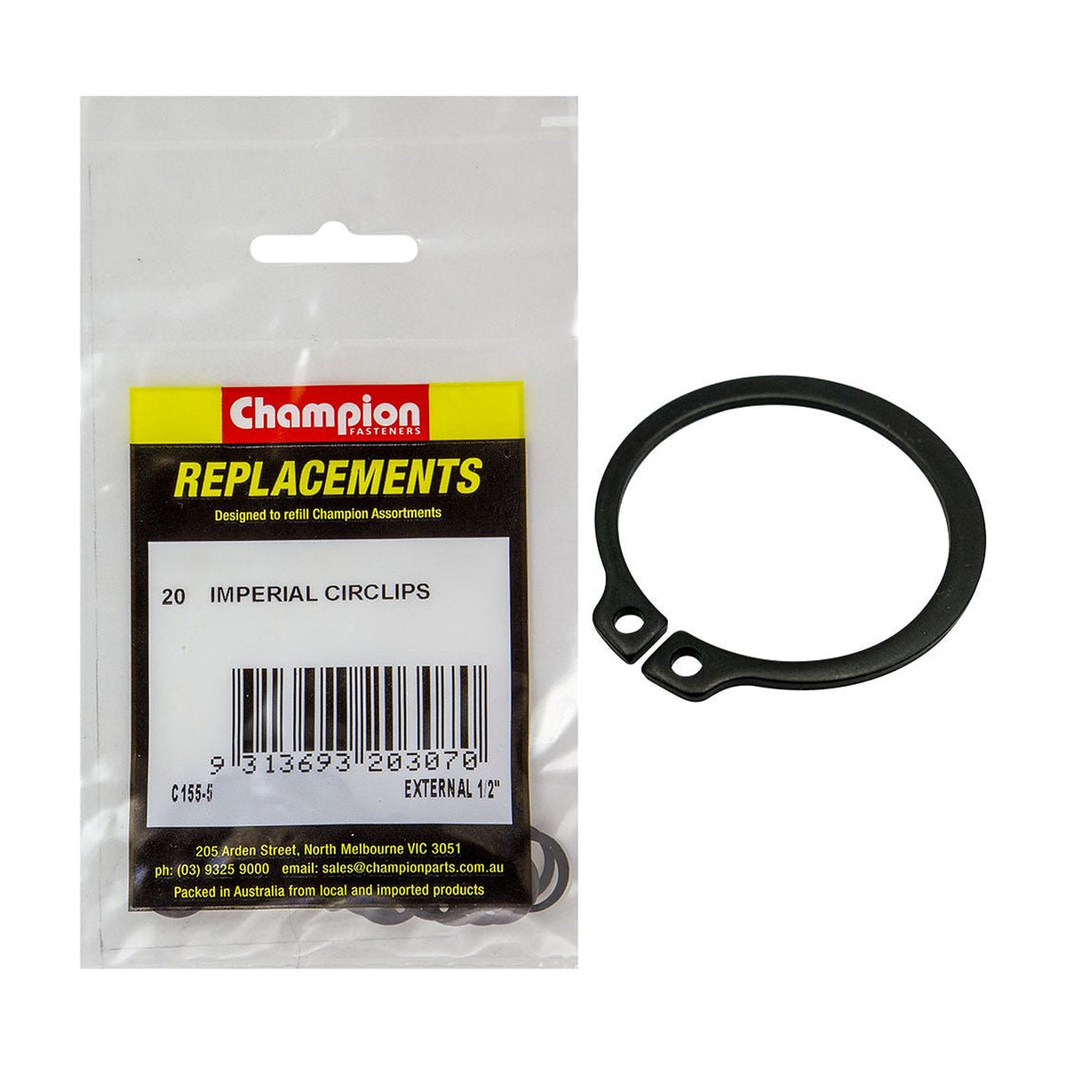 External Circlip Assortment Refill