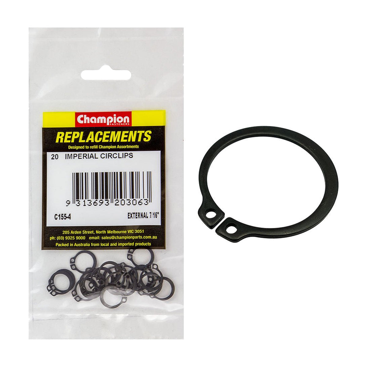 External Circlip Assortment Refill
