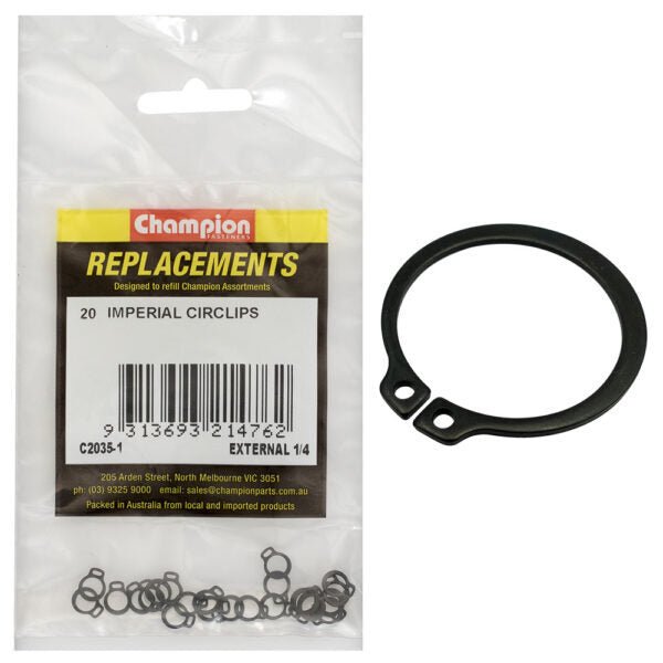 External Circlip Imperial Assortment Refill - AIMS Industrial Supplies
