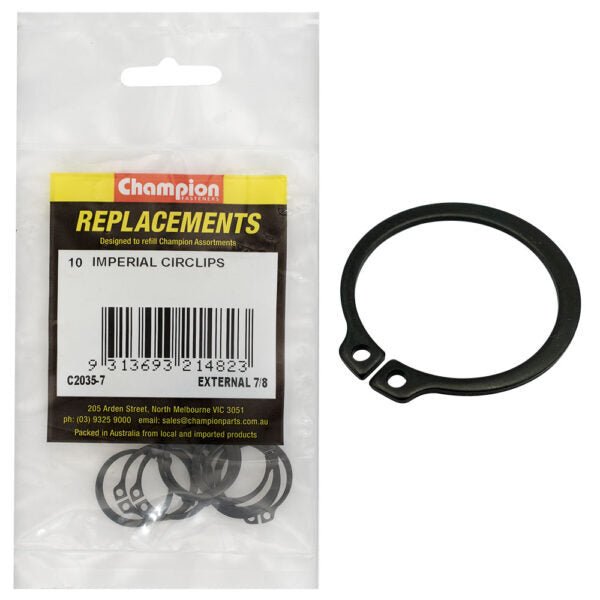External Circlip Imperial Assortment Refill - AIMS Industrial Supplies
