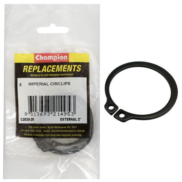 External Circlip Imperial Assortment Refill - AIMS Industrial Supplies