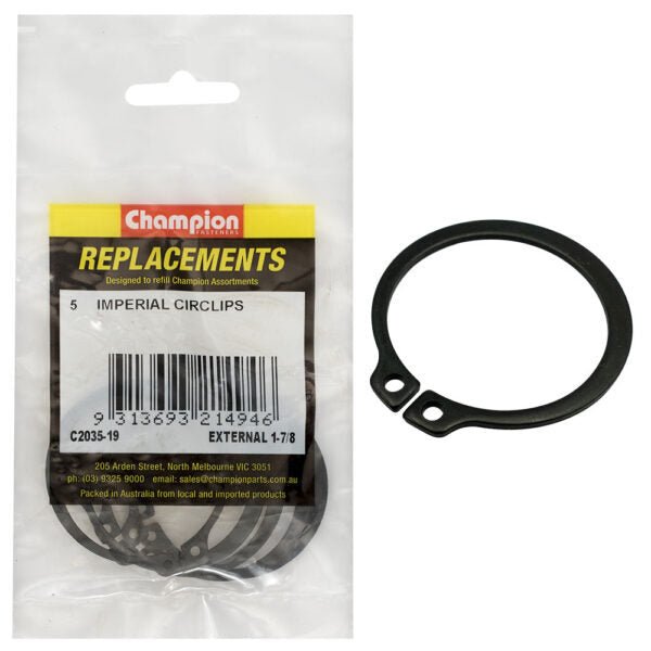 External Circlip Imperial Assortment Refill - AIMS Industrial Supplies
