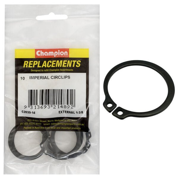 External Circlip Imperial Assortment Refill - AIMS Industrial Supplies
