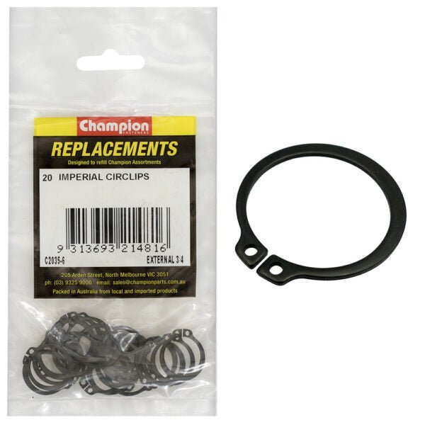 External Circlip Imperial Assortment Refill - AIMS Industrial Supplies
