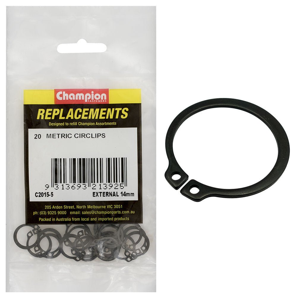 External Circlip Metric Assortment Refill - AIMS Industrial Supplies