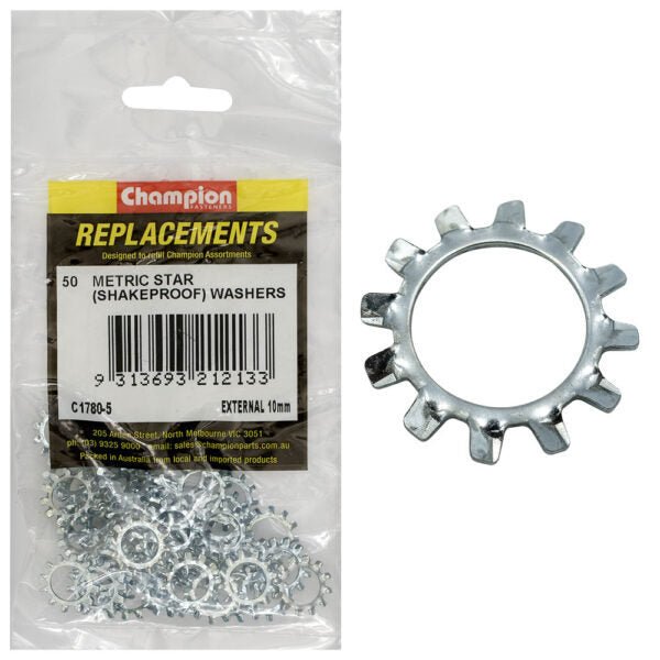 External Star Washer Assortment Refill - AIMS Industrial Supplies