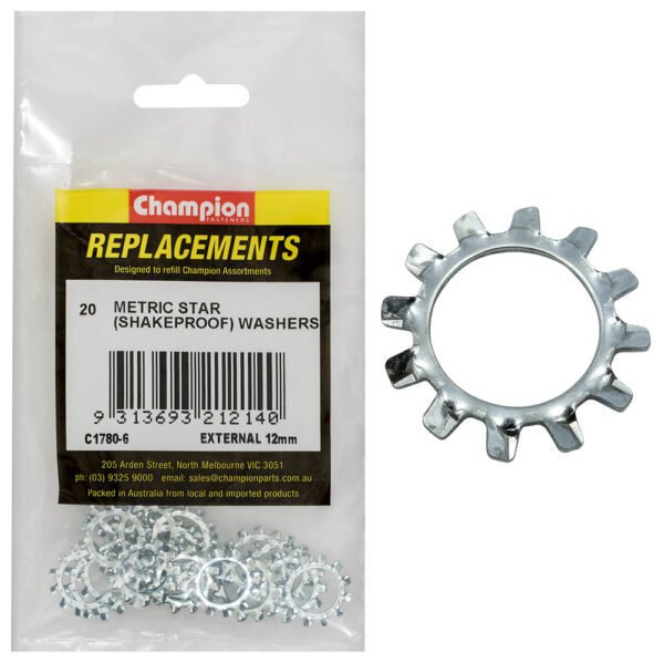 External Star Washer Assortment Refill - AIMS Industrial Supplies