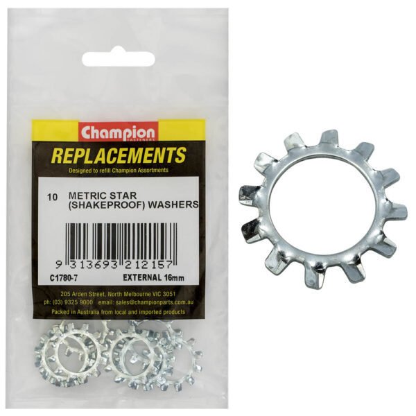 External Star Washer Assortment Refill - AIMS Industrial Supplies
