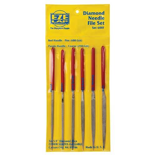 Eze-Lap 600F Needle File Fine Set 6 Pieces1
