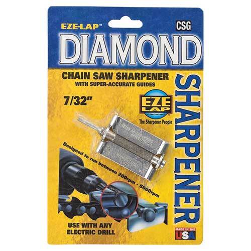 Eze - Lap Diamond Chainsaw Sharpener - With Guide - AIMS Industrial Supplies