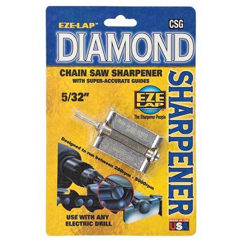 Eze - Lap Diamond Chainsaw Sharpener - With Guide - AIMS Industrial Supplies