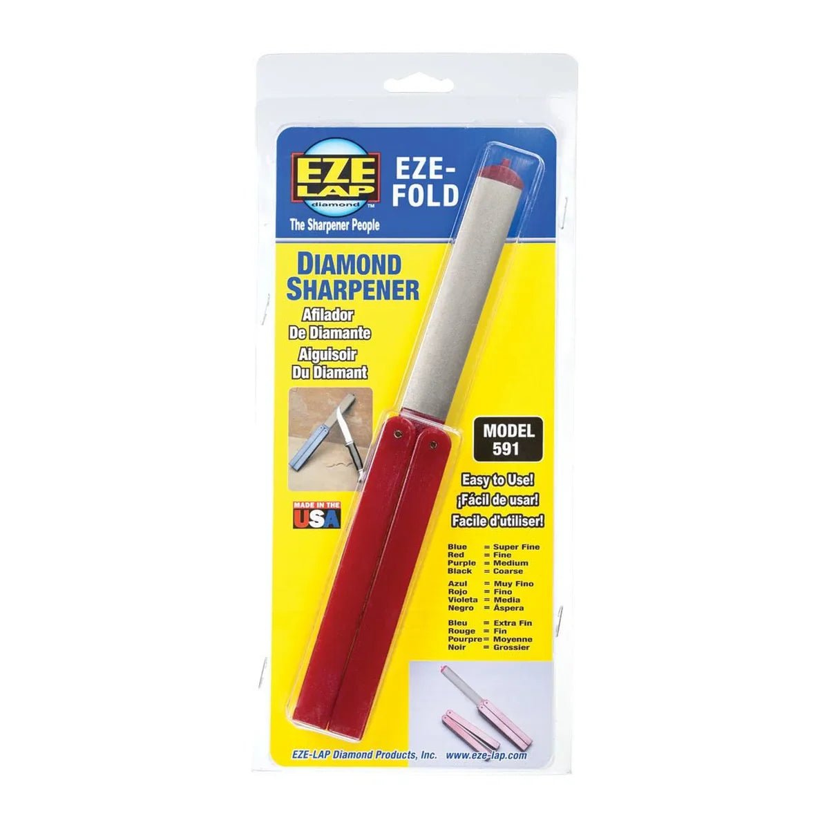 Eze-Lap EZE Fold Diamond Sharpener - AIMS Industrial Supplies