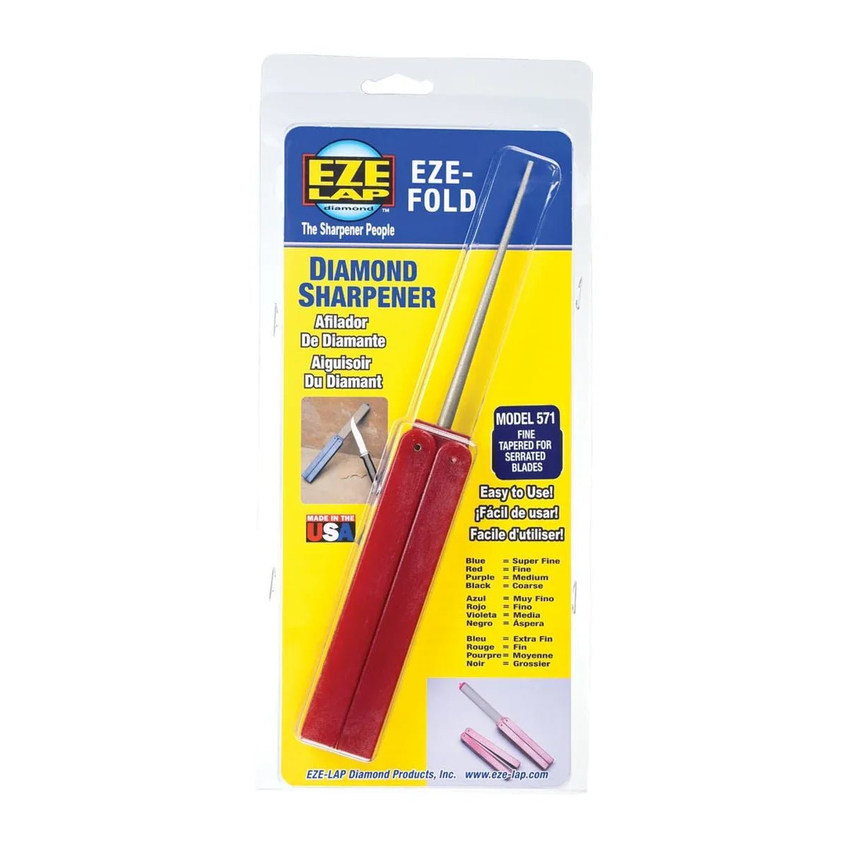 Eze-Lap EZE Fold Diamond Sharpener - AIMS Industrial Supplies