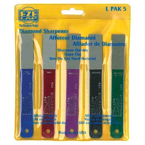 Eze-Lap L PAK5 Set SF / F /M / C/ XC Diamond Hone 5 Piece - AIMS Industrial Supplies