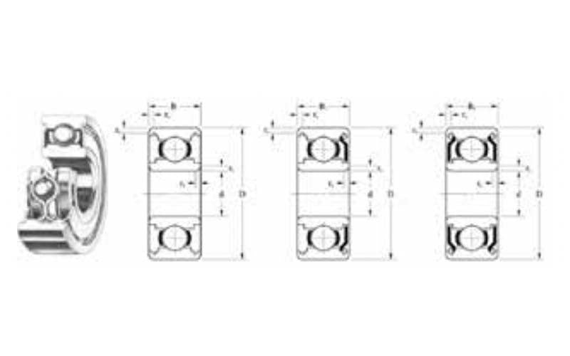 EZO Ball Bearing Metal Shields - C3 Clearance 620 Series2