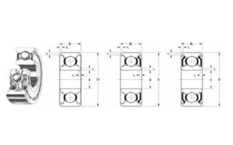 EZO Ball Bearing Metal Shields MR Series - AIMS Industrial Supplies