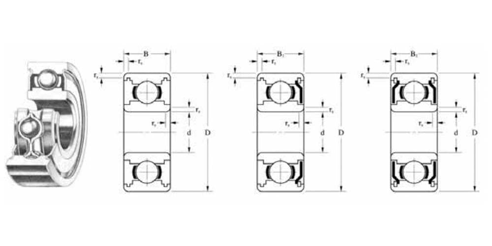 EZO Inch Ball Bearing Open - AIMS Industrial Supplies