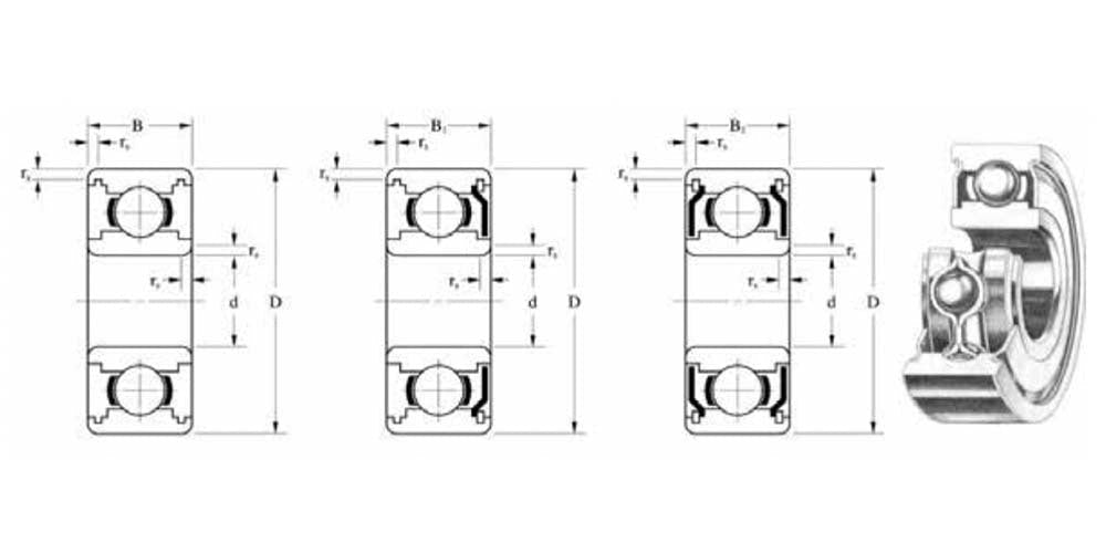 EZO Inch Ball Bearing Rubber Seals - AIMS Industrial Supplies