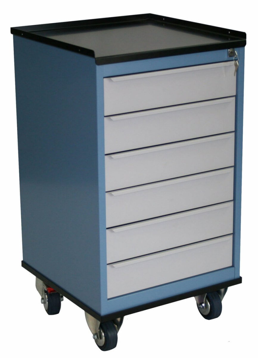 Ezylok B6D Machine Side Mobile (6 Drawers) - 215018 - AIMS Industrial Supplies