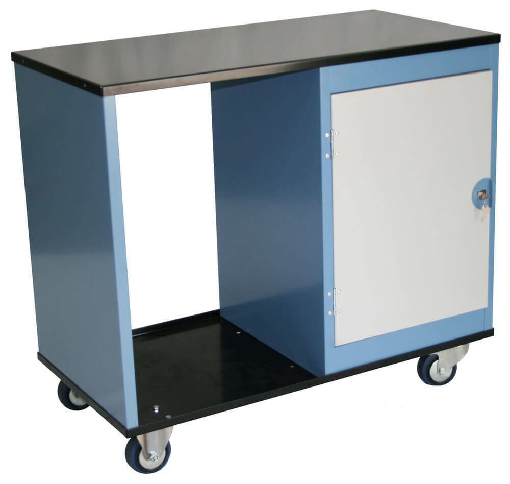 Ezylok BCD - Mobile Workstation W/ 1 Cupboard - 215011 - AIMS Industrial Supplies