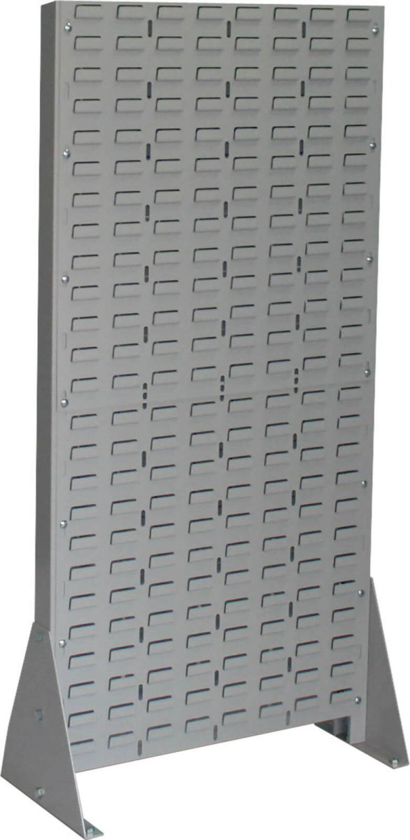 Ezylok Free Standing Rack Economy Double-Sided Rack With Louvred Panels - 511031 - AIMS Industrial Supplies