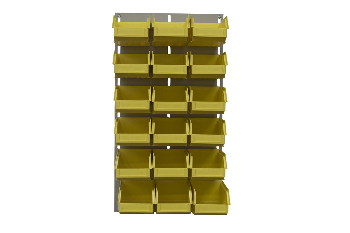 Ezylok LP1 Louvred Panel & Size 6 Plastic Bin - AIMS Industrial Supplies