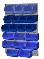 Ezylok LP2 Louvred Panel & Size 4, 5 & 6 Plastic Bin - AIMS Industrial Supplies
