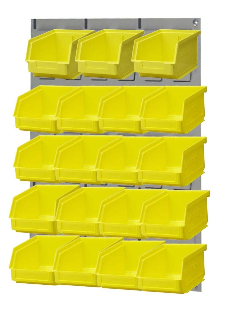 Ezylok LP2 Louvred Panel & Size 4, 5 & 6 Plastic Bin - AIMS Industrial Supplies