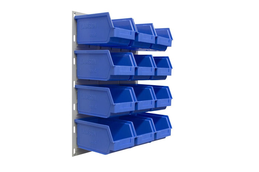 Ezylok LP2 Louvred Panel & Size 4 Plastic Bin - AIMS Industrial Supplies