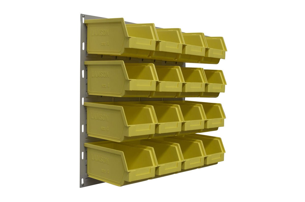 Ezylok LP3 Louvred Panel & Size 4 Plastic Bin - AIMS Industrial Supplies