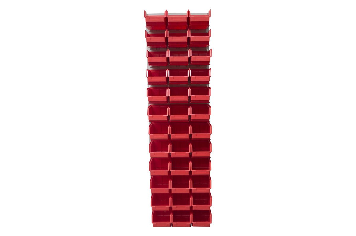 Ezylok LP4 Louvred Panel & Size 4 Plastic Bin - AIMS Industrial Supplies